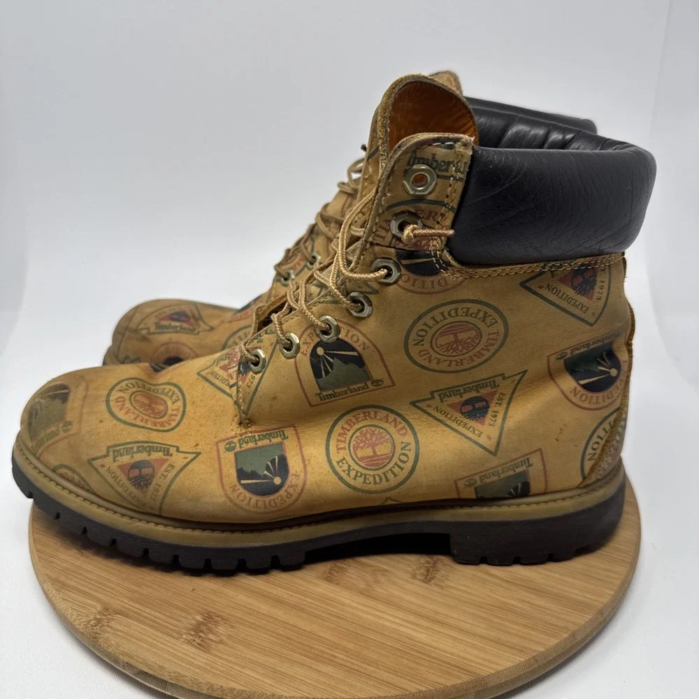 Timberland Expedition Limited Edition 1973 Wheat Nubuck Boots Mens US‎ Sz 11 1/2
